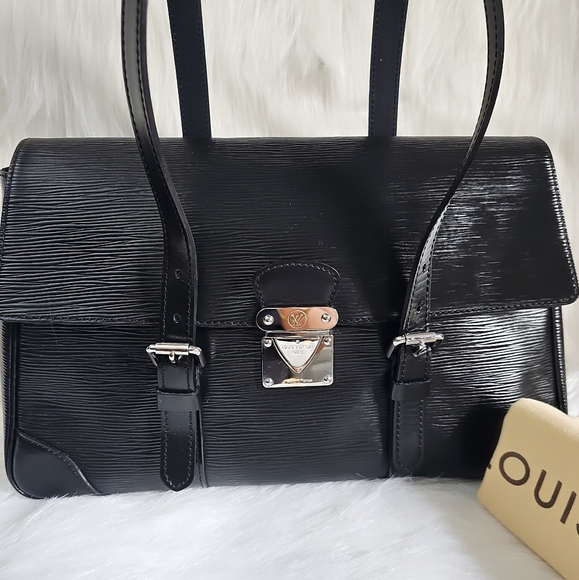 🔥😍 Like New- Beautiful Condition 🔥 😍 Authentic Louis Vuitton Bag Epi Black - Picture 16 of 16